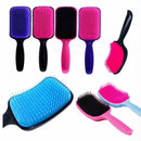 Escova Desembaraçadora Mágica Quadrada (cores variadas)