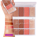 Paleta Multifuncional Beleza Suprema Contorno, Blush e Iluminador Sp Colors