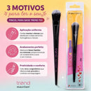 Pincel Língua de Gato para Base Linha Trend T03 Macrilan
