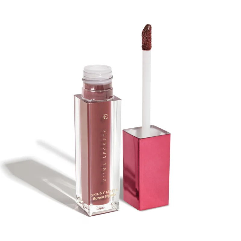 Batom Líquido Skinny Matte Malva Camélia Niina Secrets Eudora