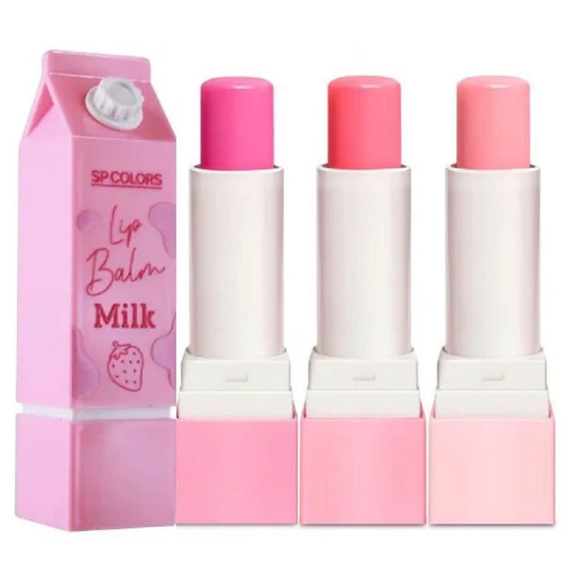 Lip Balm hidratante labial Milk Sp Colors (3 cores)