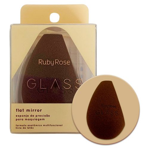 Esponja Flat Mirror Glass Ruby Rose