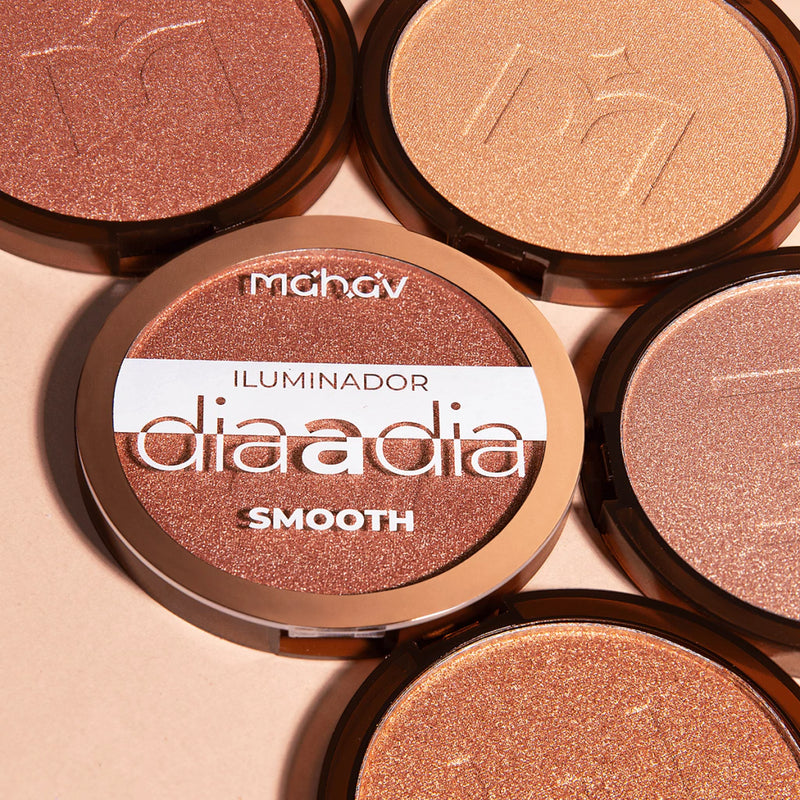 Iluminador Facial em Pó Smooth Dia a Dia Mahav (4 cores)