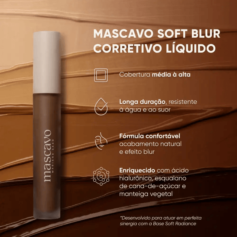 Corretivo Líquido Soft Blur Mascavo by Mariana Saad