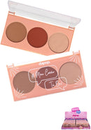 Trio Facial Contorno Blush e Iluminador Meu Carão Ta On Dapop