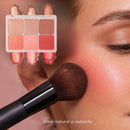 Paleta Multifuncional Blush Iluminador Contorno Flash Cheeks Ruby Rose