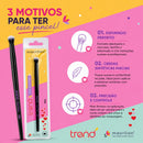 Pincel Oval Pequeno para Esfumar Linha Trend T06 Macrilan