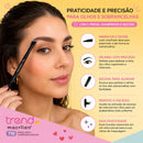 Pincel Duo Chanfrado e Escova T10 Linha Trend Macrilan