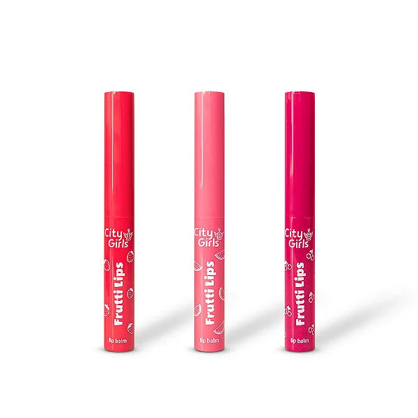 Lip Balm Frutti Lips Hidratante Labial City Girls