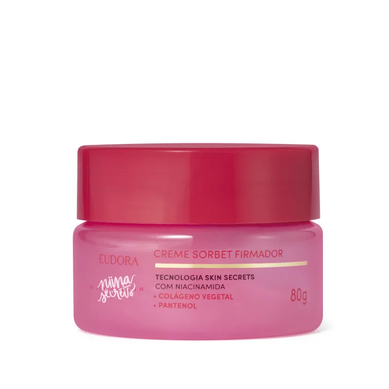 Creme Sorbet Hidratante Firmador Facial Eudora by Niina Secrets 80g