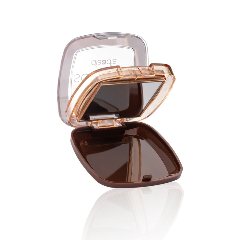 Blush Facial em Pó Soft Mist Dia a Dia Mahav com espelho (4 cores)