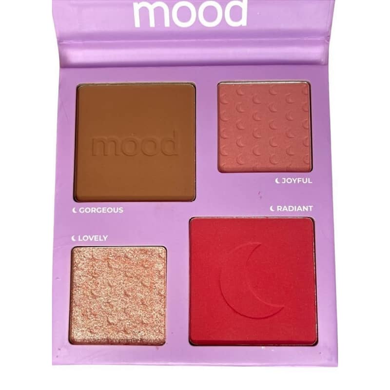 Paleta Blush Iluminador e Contorno Ruby Rose Mood cor Beyond Words