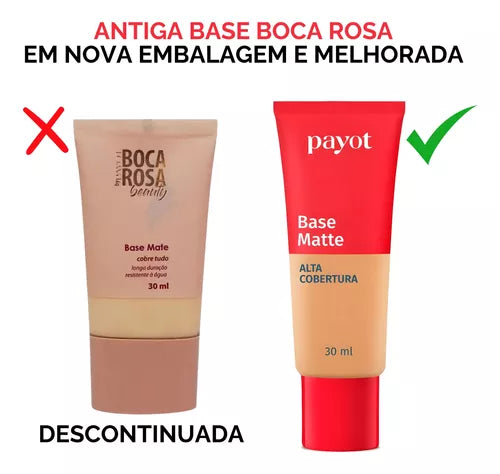 Base Matte Alta Cobertura Payot