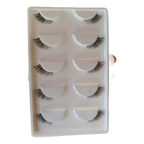 5 Pares de Cílios Postiços Cantinho Y1026