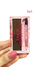 Sombra para Sobrancelha Duo Brow Perfection (linha rosa) Ruby Rose