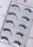 Cílios Postiços modelo de cantinho Luna (5 pares)