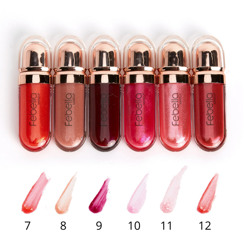 Lip Gloss Labial Febella (dupe embalagem Kiko Milano)