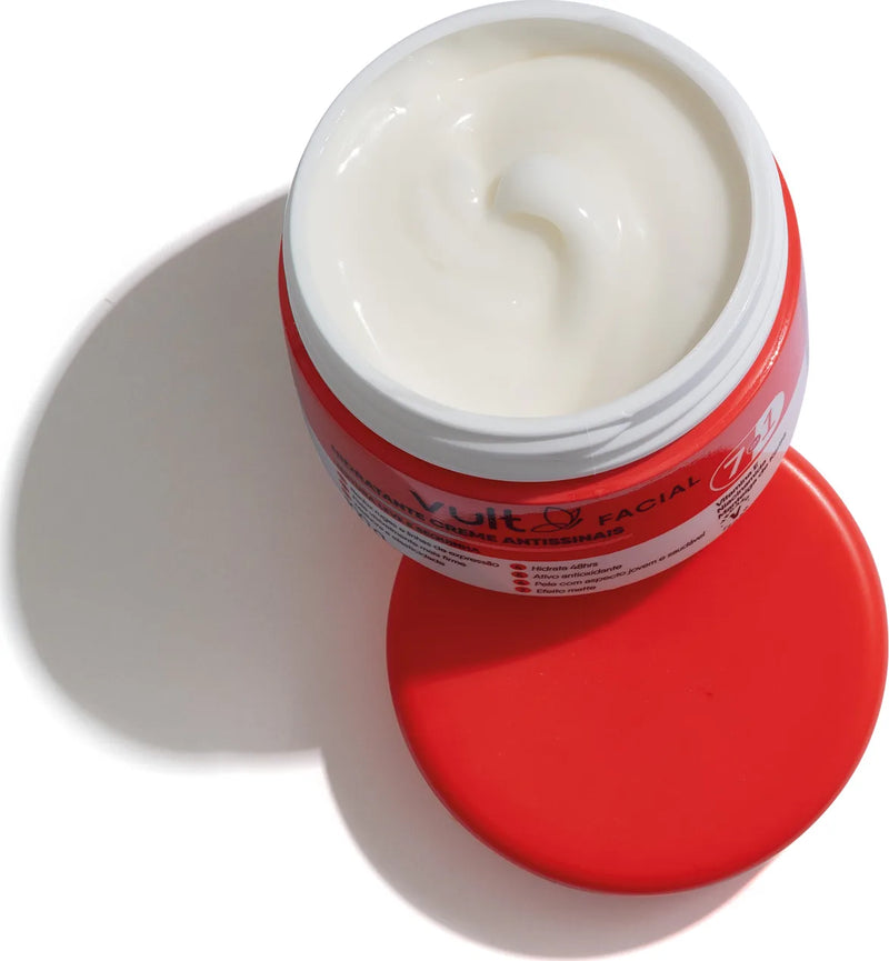 Creme Hidratante Facial Antissinais 7 em 1 Vult 100g