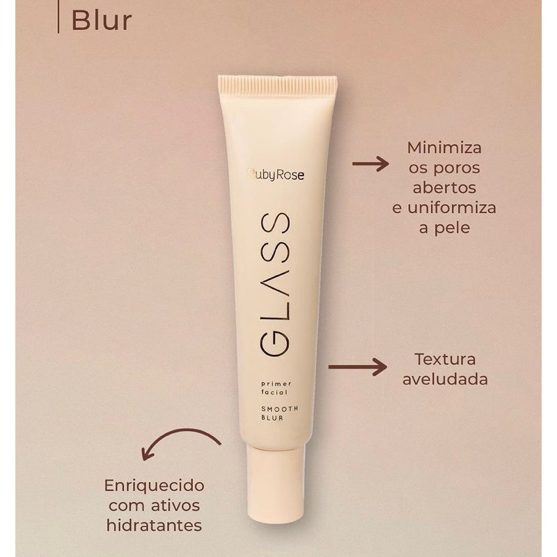 Primer Facial Smooth Blur Linha Glass Ruby Rose