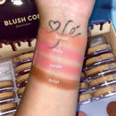 Blush Compacto Matte Chocofun Fenzza (4 cores)