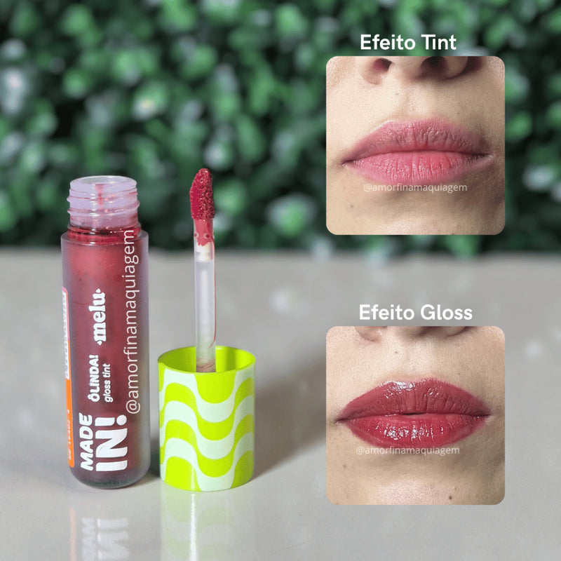 Gloss Tint Ôlinda Made in Melu cor Benzinho