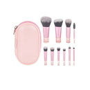 Kit de 10 Mini Pinceis Dupe Real Techniques (acompanha estojo)