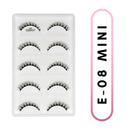 5 Pares de Cílios Postiços E08 mini