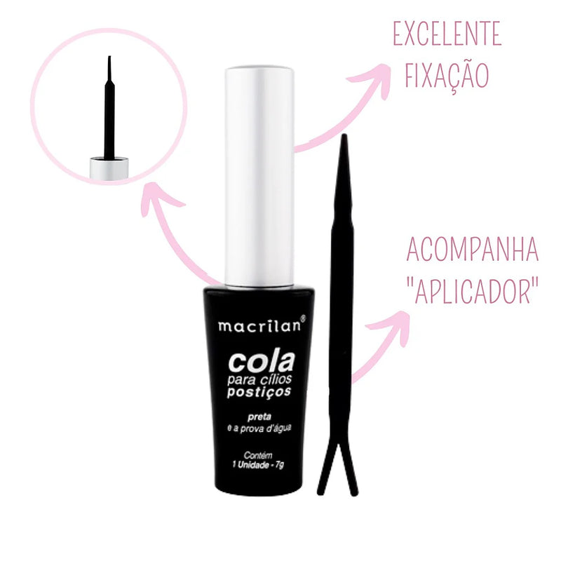 Cola de Cílios Macrilan Preta