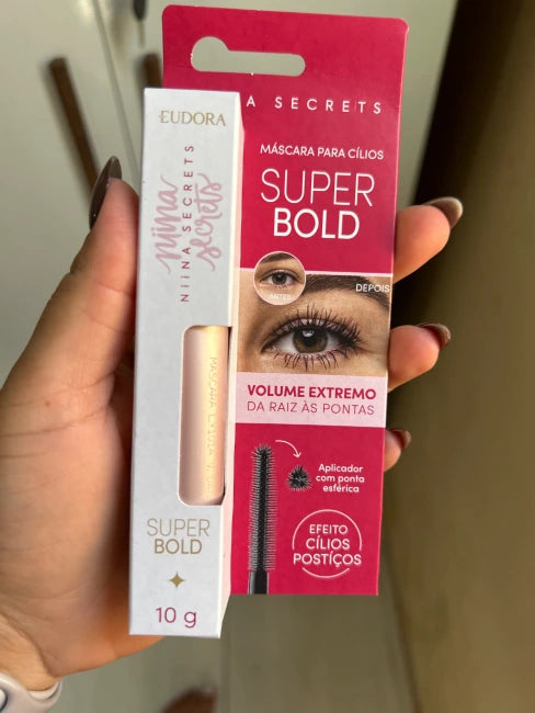 Máscara de Cílios Super Bold Eudora by Niina Secrets