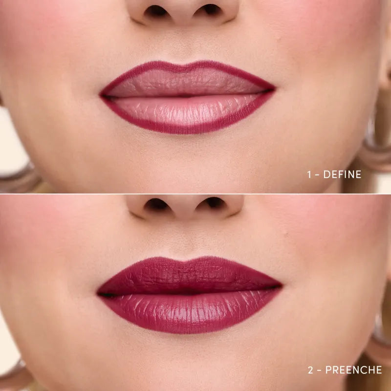 Batom Duo Perfect Match cor Malva Niina Secrets by Eudora