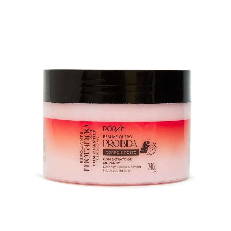 Esfoliante Morango com Chantilly Porán 240g