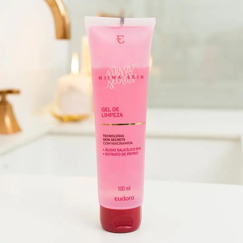 Gel de Limpeza Facial Sabonete Eudora by Niina Secrets 100g