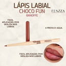 Lápis Labial Retrátil Chocofun cor Banoffee Fenzza