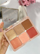 Paleta Multifuncional Blush Iluminador Contorno Flash Cheeks Ruby Rose