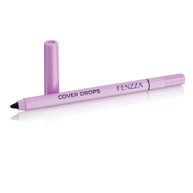 Lápis de Olho Cover Drop Delineador Preto Fenzza