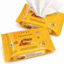 Lenços Demaquilantes Honey Vivai 25 unidades