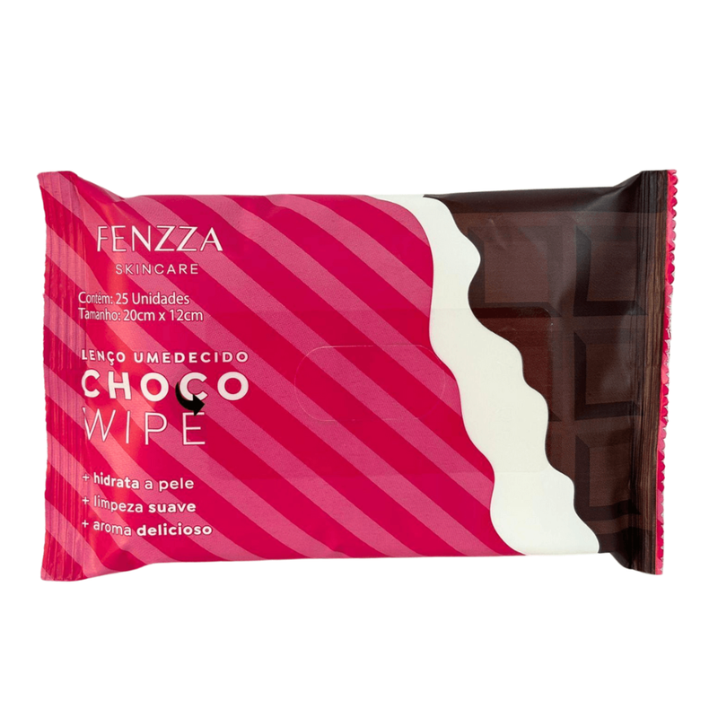 Lenço Umedecido Demaquilante Choco Whipe Fenzza