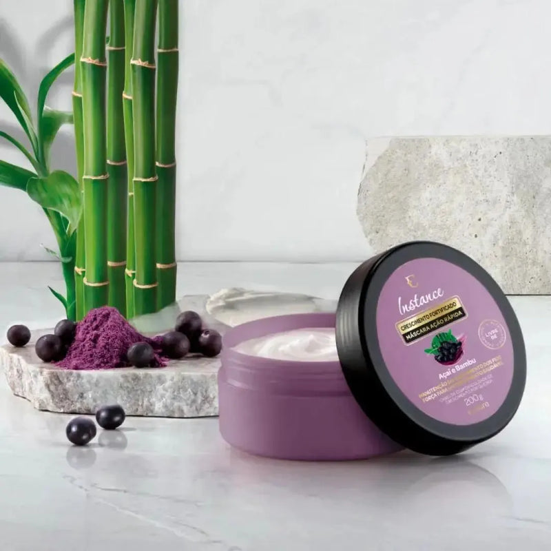 Máscara Capilar Instance Açai e Bambu Eudora 200g