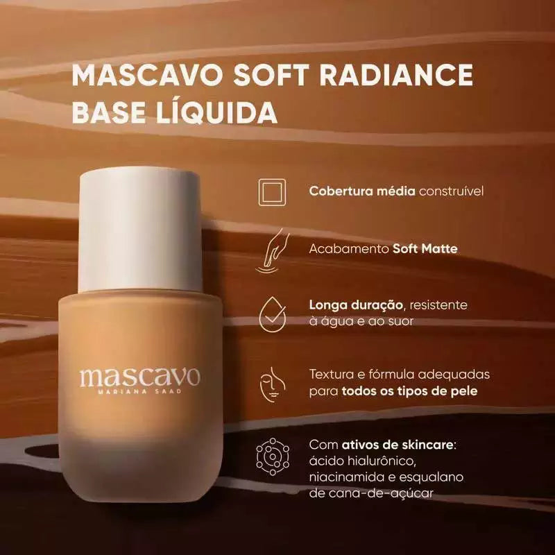 Base Líquida Soft Radiance Mascavo by Mariana Saad