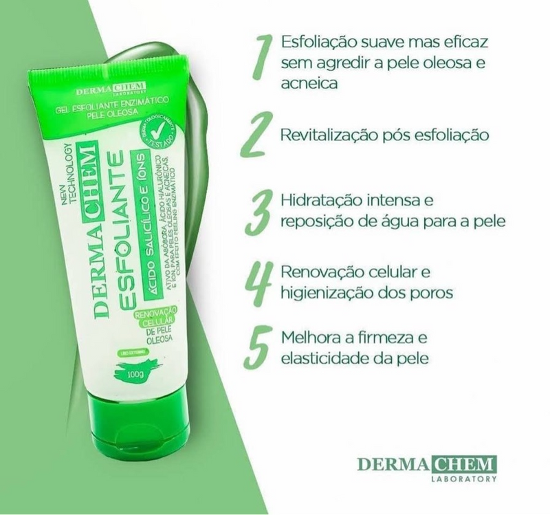 Sabonete Esfoliante Facial Ácido Salicílico Dermachem