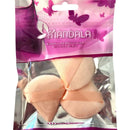 Kit 3 Esponjas Triângulo Mini Para Pó Mandala