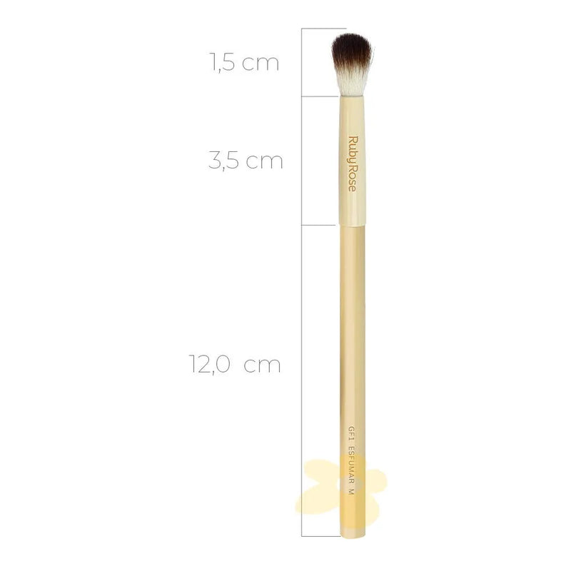 Pincel de Esfumar M GE1 Linha Glass Ruby Rose